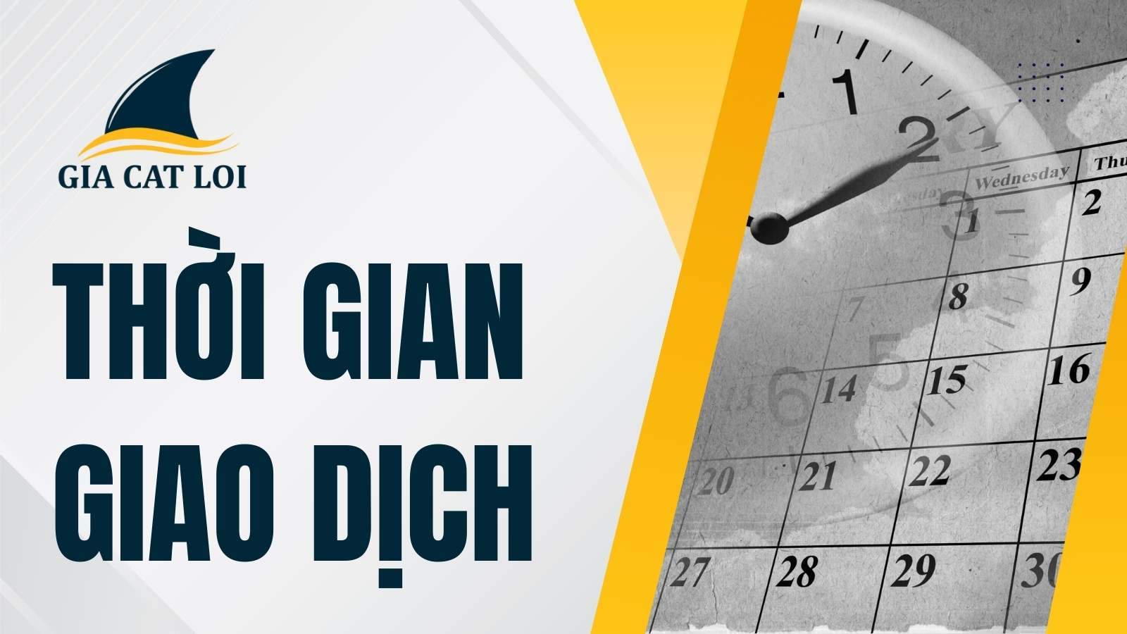 Thời Gian Giao Dịch