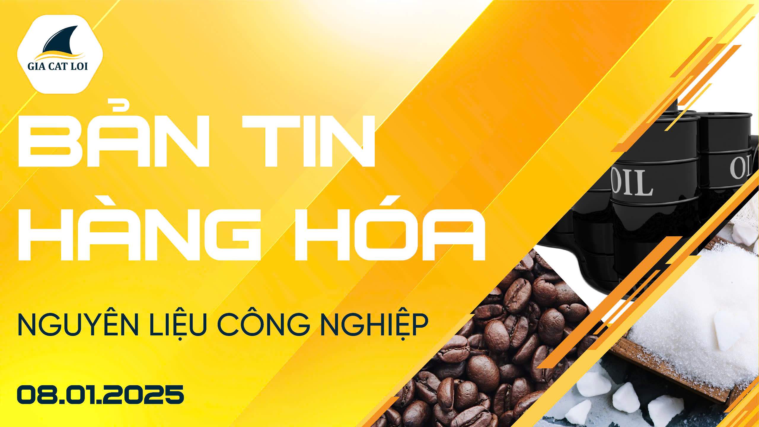 Bản Tin Nhóm Nguyên Liệu Công Nghiệp Ngày 08/01/2025