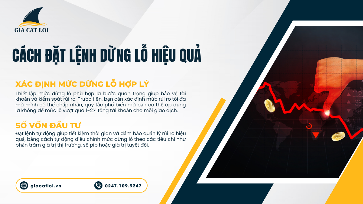 Cách đặt lệnh dừng lỗ hiệu quả