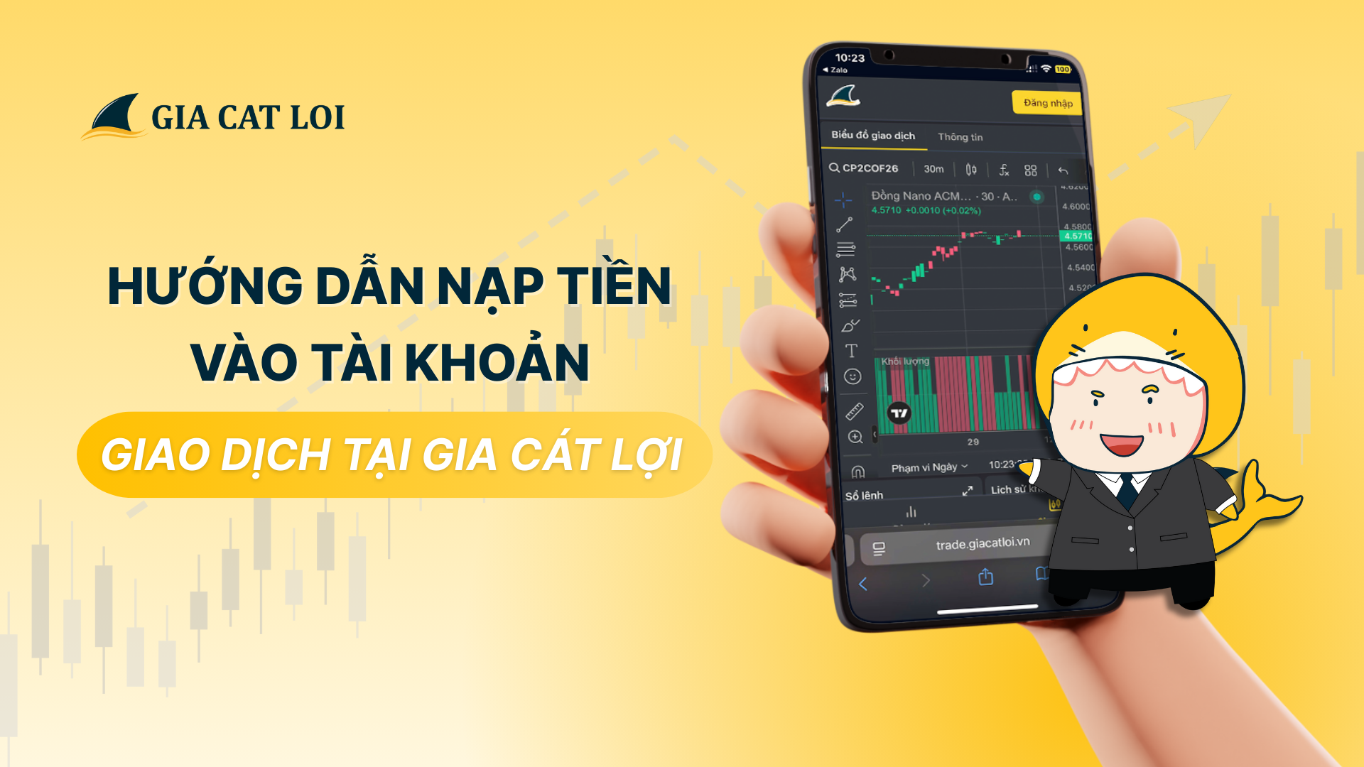 Hướng Dẫn Nạp Tiền Vào Tài Khoản Giao Dịch Tại Gia Cát Lợi