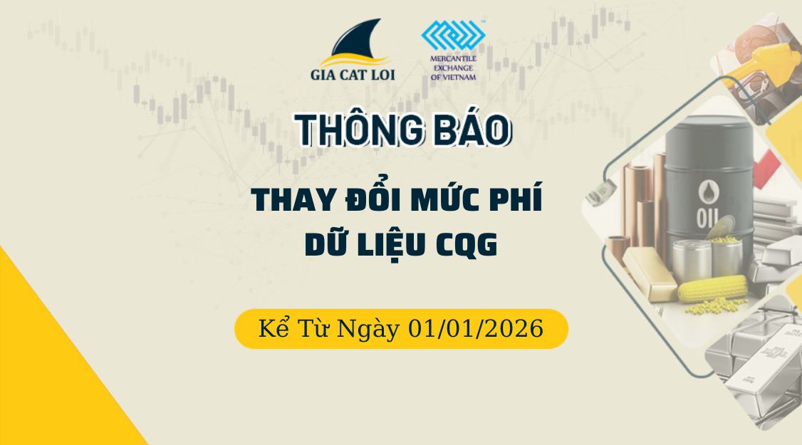 Thông Báo Mức Phí Sử Dụng Cơ Sở Dữ Liệu CQG Ngày 01/01/2026