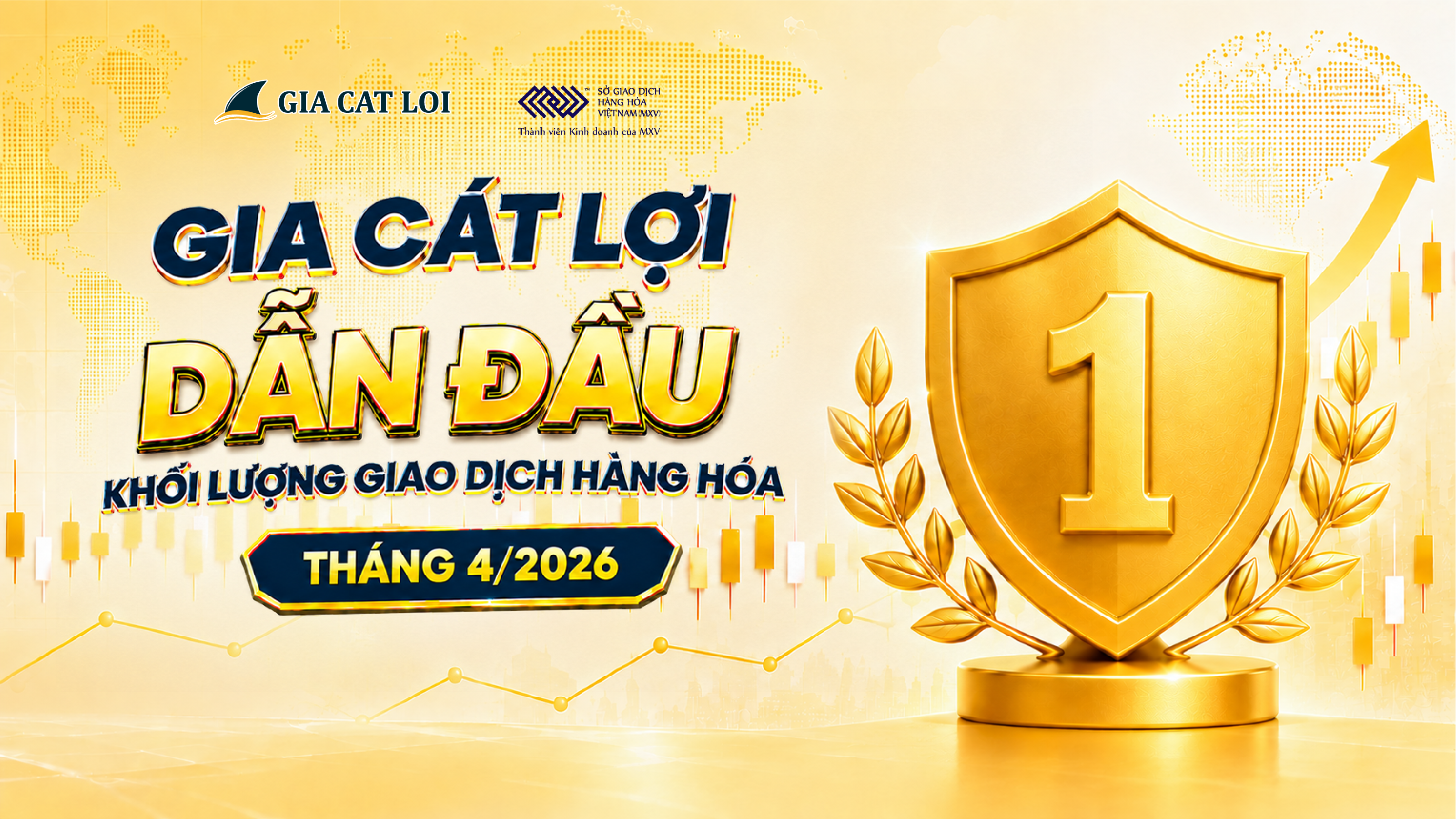 Gia Cát Lợi Dẫn Đầu Khối Lượng Giao Dịch Hàng Hóa Tháng 4/2026