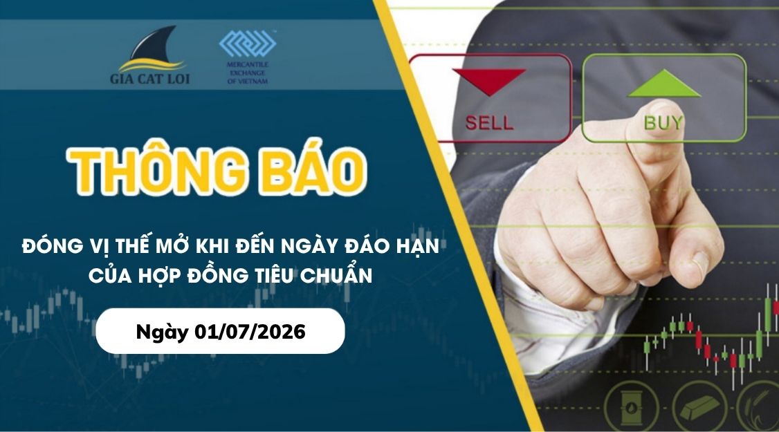Quyết Định Đóng Vị Thế Mở Khi Đến Ngày Đáo Hạn Của Hợp Đồng Tiêu Chuẩn Ngày 01/07/2026